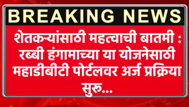 🛑 Shetkari Yojana २०२५ : रब्बी हंगामाच्या या योजनेसाठी महाडीबीटी पोर्टलवर अर्ज प्रक्रिया सुरू...
